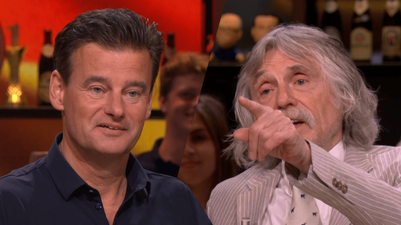 Wilfred Genee en Johan Derksen in Vandaag Inside Oranje