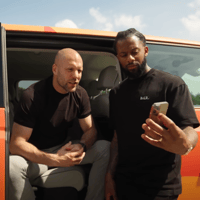 Ron Vlaar en Jeremain Lens, voormalig Oranje-internationals