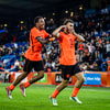 Jong Oranje viert een treffer