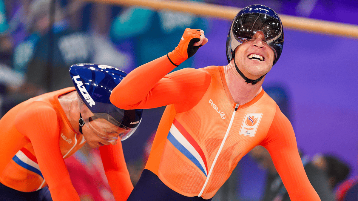 Tristan Bangma, Vincent ter Schure, Daniel Abraham Gebru, TeamNL, goud, wielrennen, Paralympische Spelen