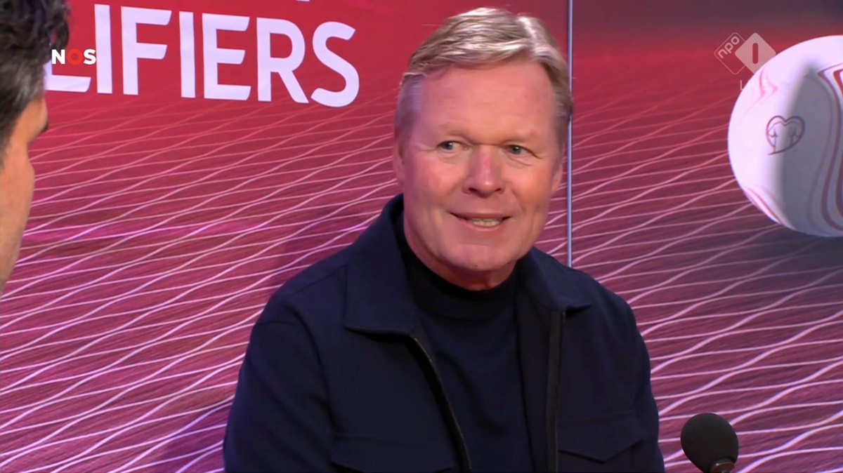 Ronald Koeman, bondscoach van het Nederlands elftal