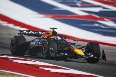 Max Verstappen in de RB21