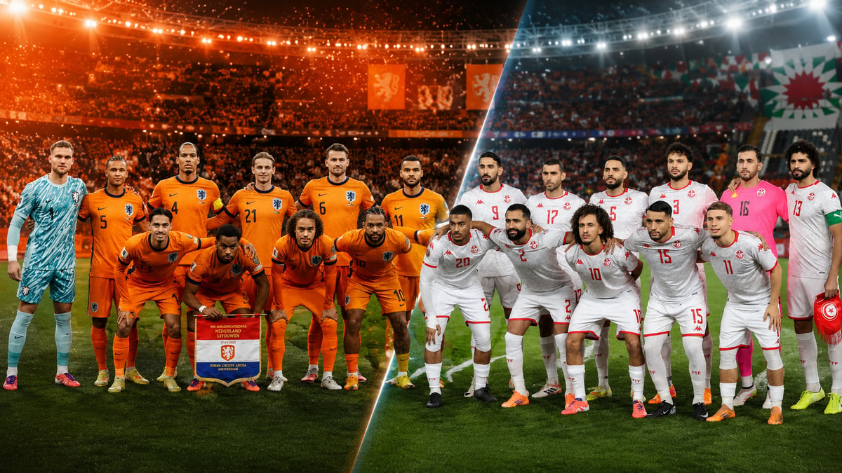 Tunesië - Nederland op WK 2026