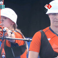 Laura van der Winkel, Gaby Schloesser, Quinty Roeffen, Handboogschutters, TeamNL, Olympische Spelen, Parijs 2024