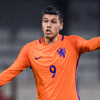 Joël Piroe in actie voor Oranje O20