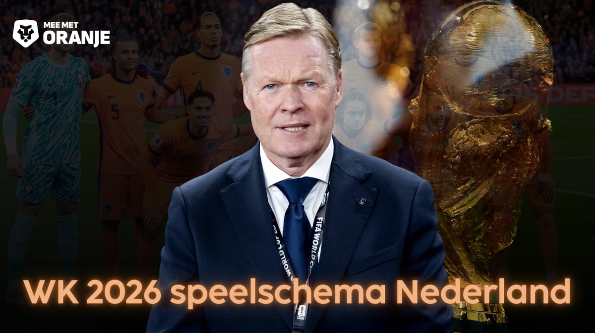 WK 2026 speelschema Nederland