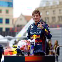 Max Verstappen in Bakoe
