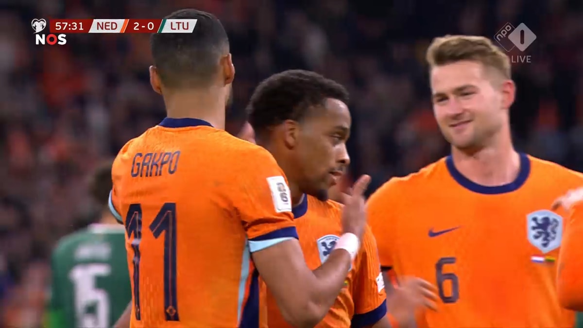 Cody Gakpo scoort voor Oranje