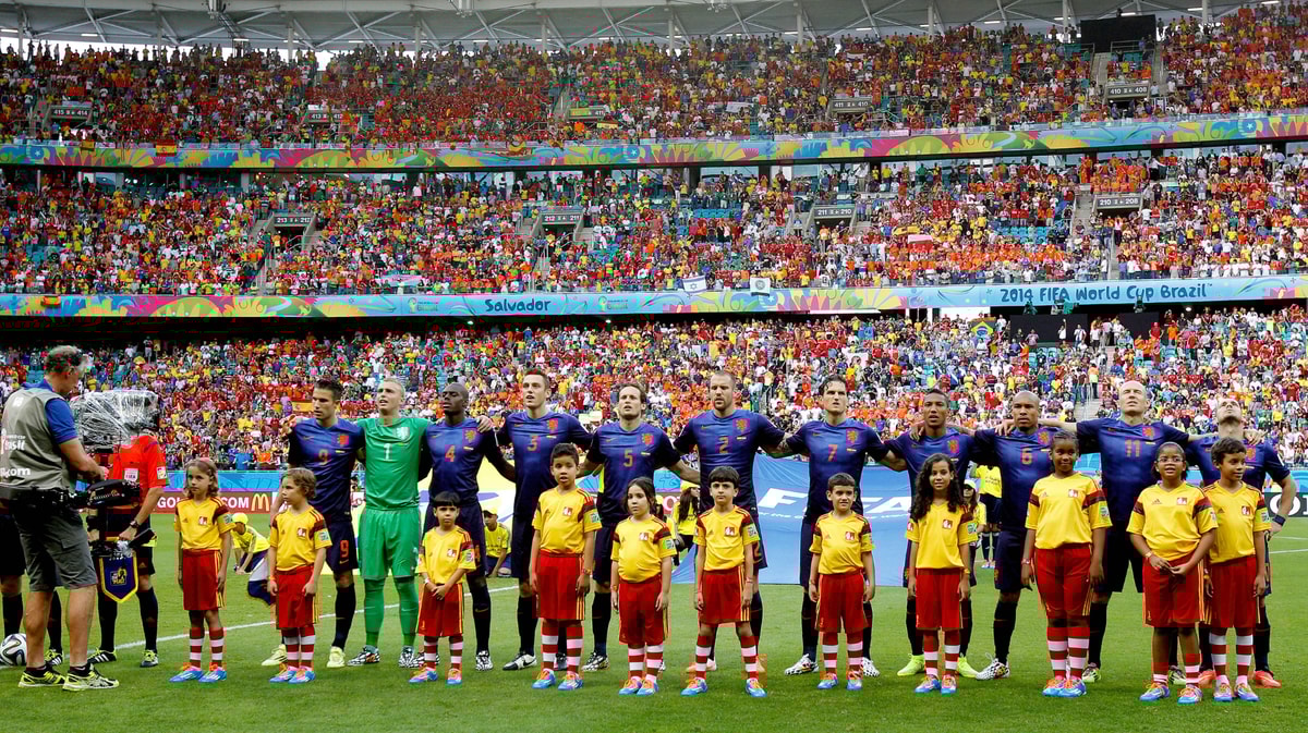 Het Nederlands elftal op het WK 2014