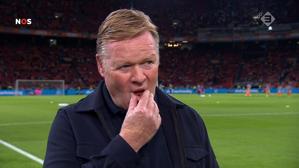 Ronald Koeman, bondscoach van het Nederlands elftal