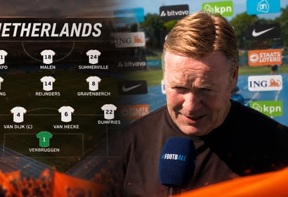 Ronald Koeman, bondscoach van het Nederlands elftal