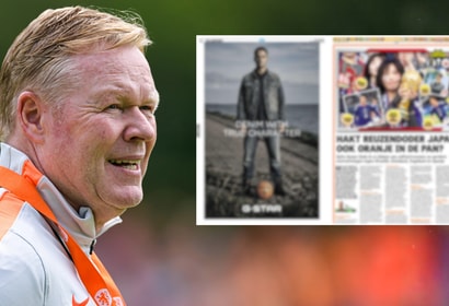 Joey Veerman provoceert Ronald Koeman met paginagrote advertentie in De Telegraaf