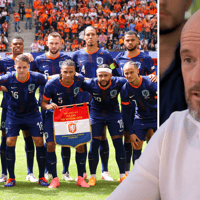 Erik ten Hag bespreekt de 1-2 zege van Nederland op Polen op het EK