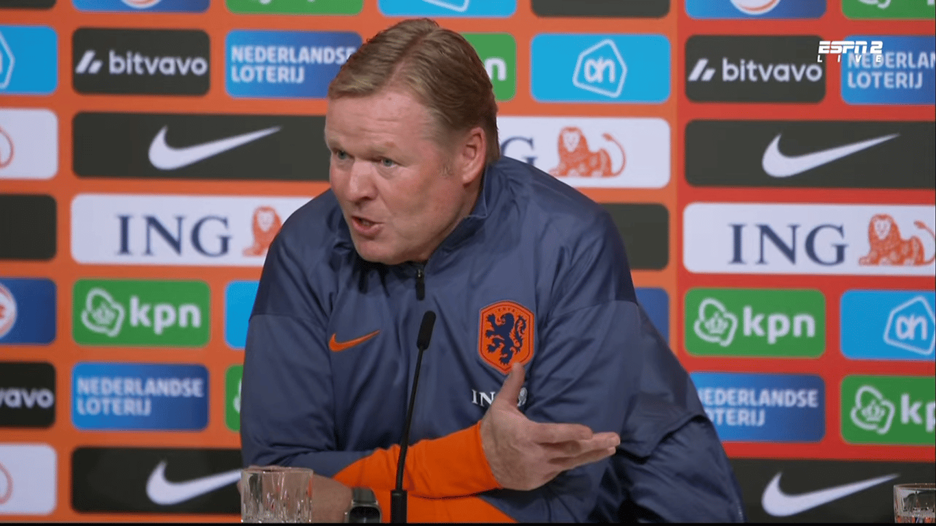 Bondscoach Ronald Koeman