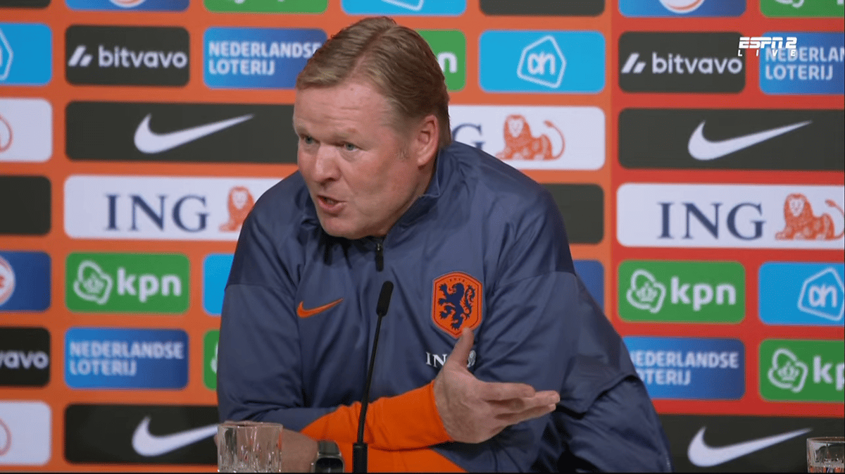 Bondscoach Ronald Koeman