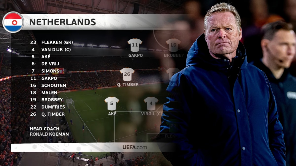 Ronald Koeman, bondscoach van het Nederlands elftal
