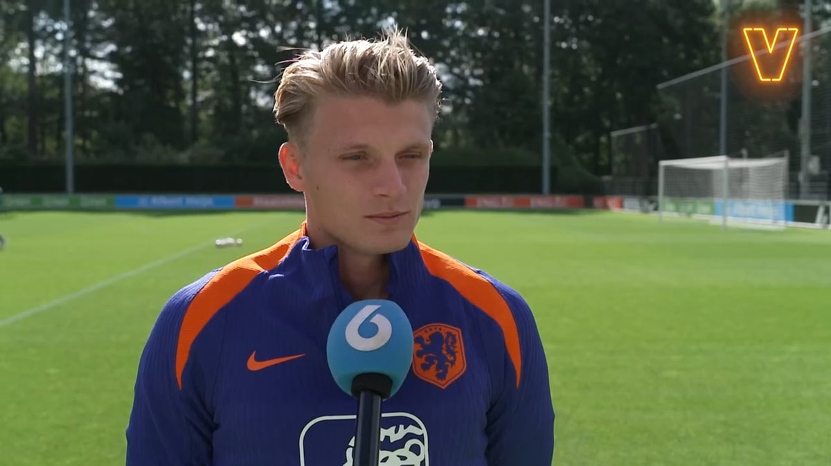 Sem Steijn voor de camera van Vandaag Inside