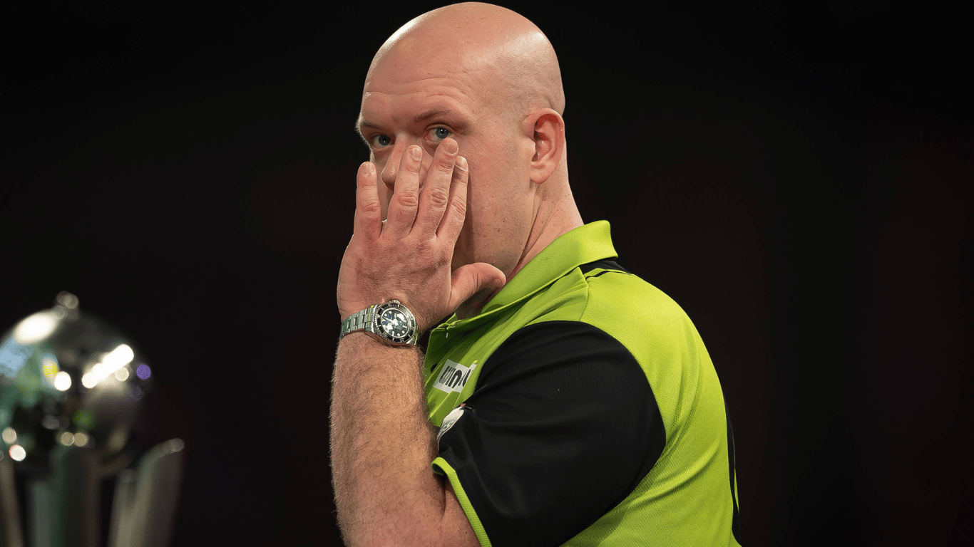 Michael van Gerwen pijnlijk onderuit in de WK-finale