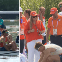Topdag bij Nederlandse roeiploeg op Olympische Spelen eindigt met domper