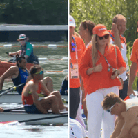 Topdag bij Nederlandse roeiploeg op Olympische Spelen eindigt met domper