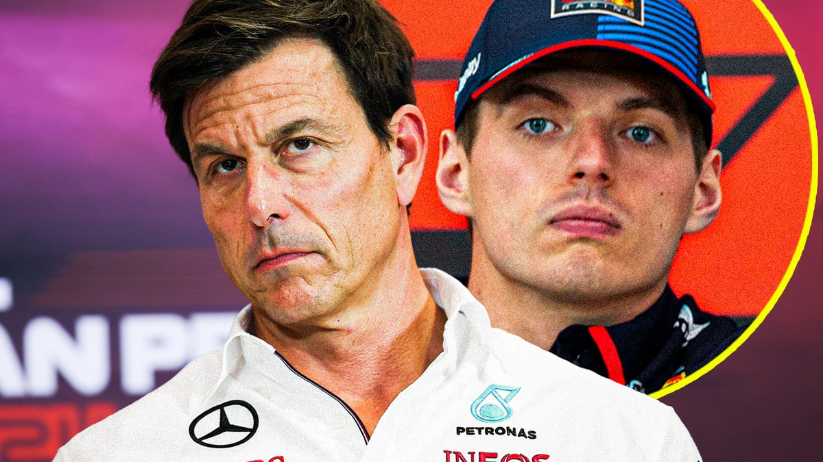 Toto Wolff en Max Verstappen