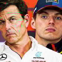 Toto Wolff en Max Verstappen