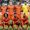 De opstelling van Jong Oranje tegen Jong Zweden (3-0 winst)