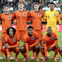 De opstelling van Jong Oranje tegen Jong Zweden (3-0 winst)