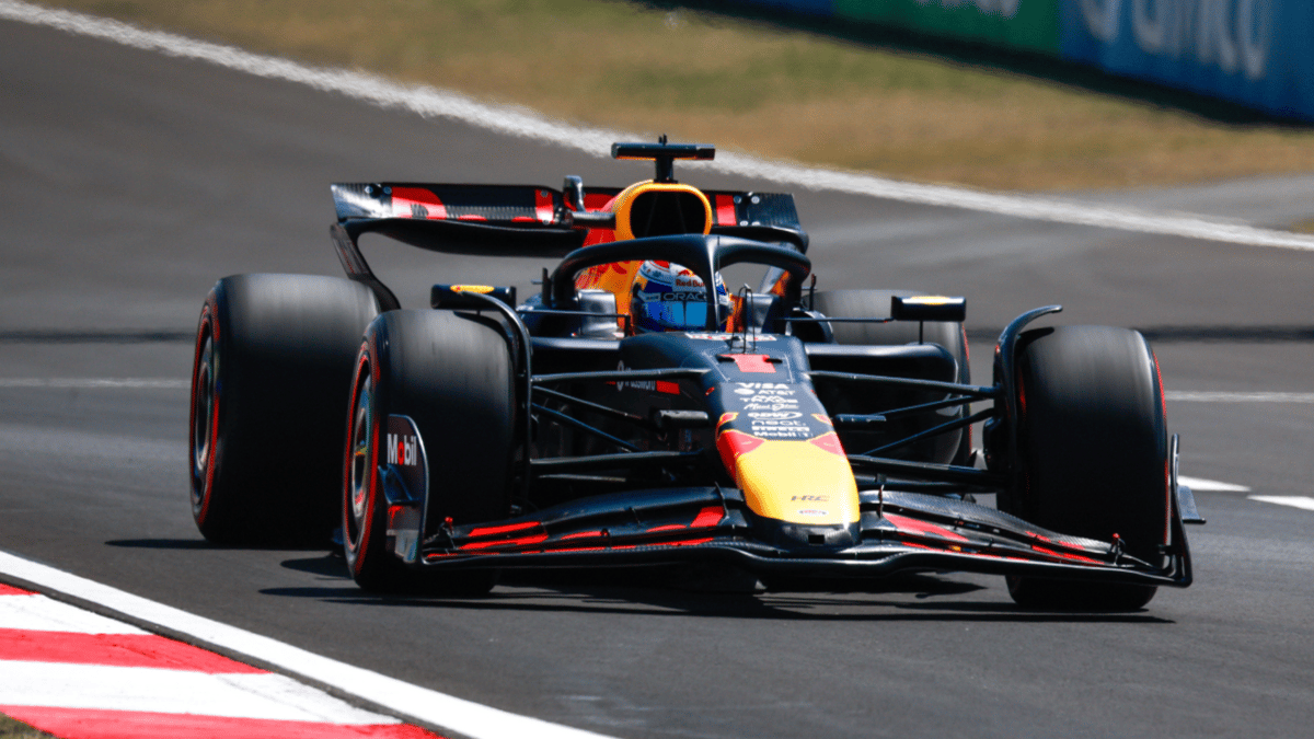 De RB21 van Max Verstappen