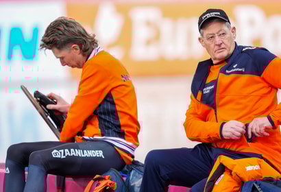 Jillert Anema (rechts) met Jorrit Bergsma