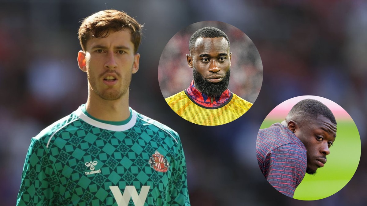 Robin Roefs, Lutsharel Geertruida en Brian Brobbey bij Sunderland