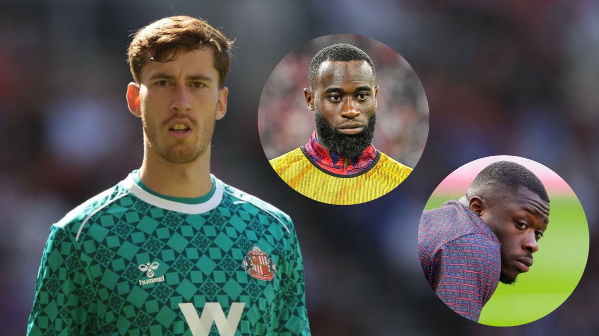 Robin Roefs, Lutsharel Geertruida en Brian Brobbey bij Sunderland