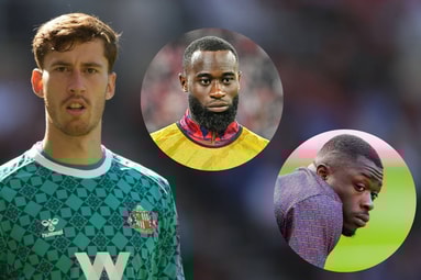 Robin Roefs, Lutsharel Geertruida en Brian Brobbey bij Sunderland