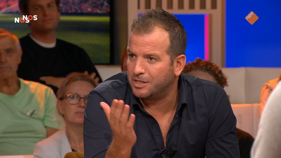 Rafael van der Vaart, analist van de NOS