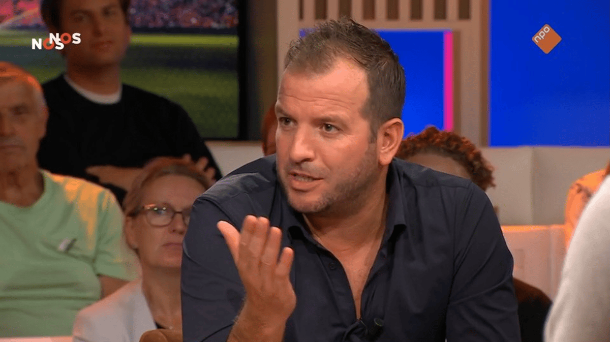 Rafael van der Vaart, analist van de NOS