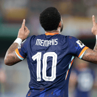 Memphis Depay bij het Nederlands elftal