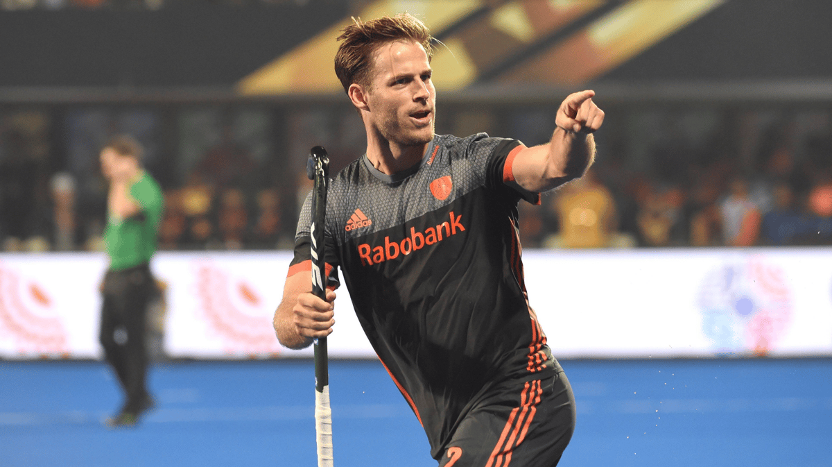 Jeroen Hertzberger scoort voor Oranje