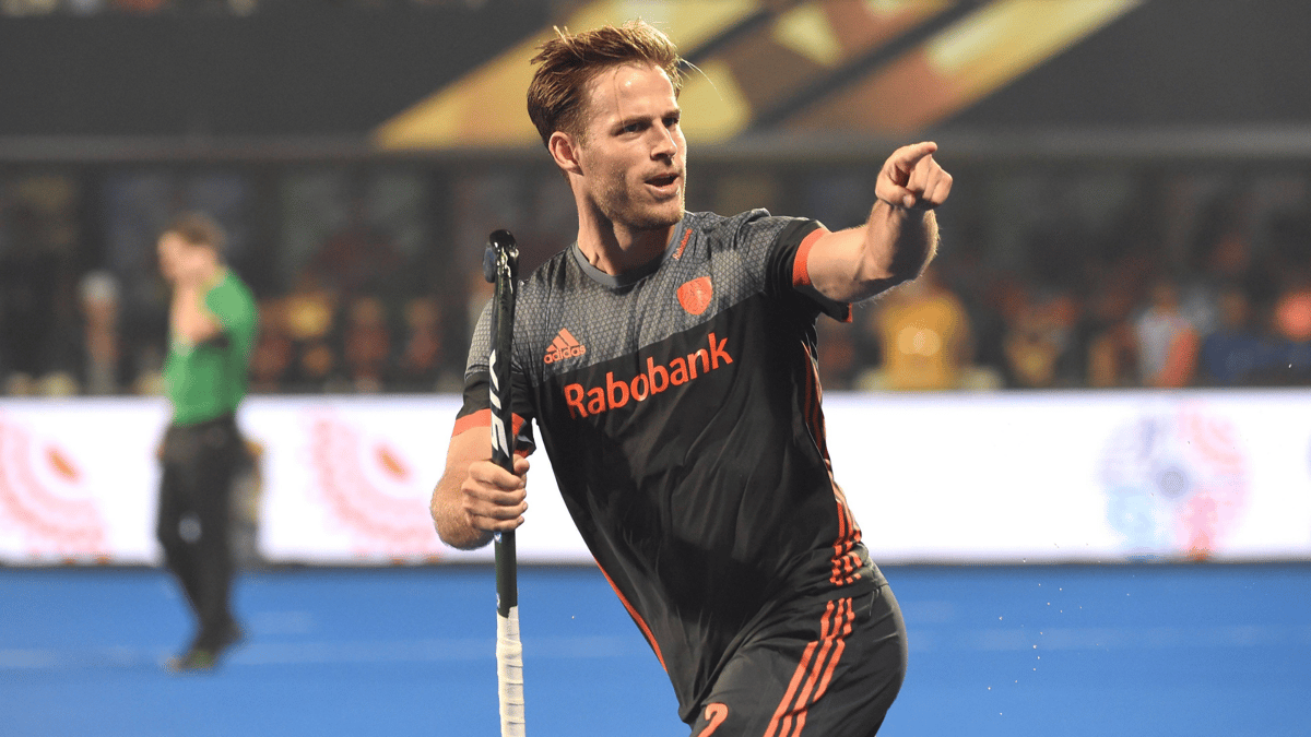 Jeroen Hertzberger scoort voor Oranje