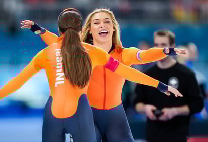 Femke Kok en Jutta Leerdam