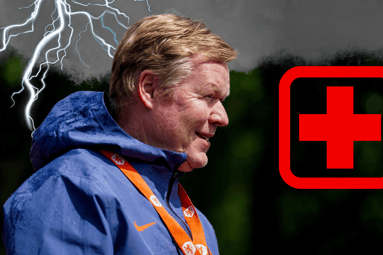 Blessuregevallen bij het Nederlands elftal