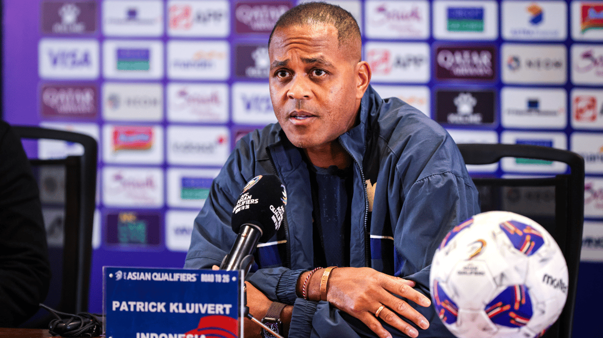 Patrick Kluivert, de bondscoach van Indonesië