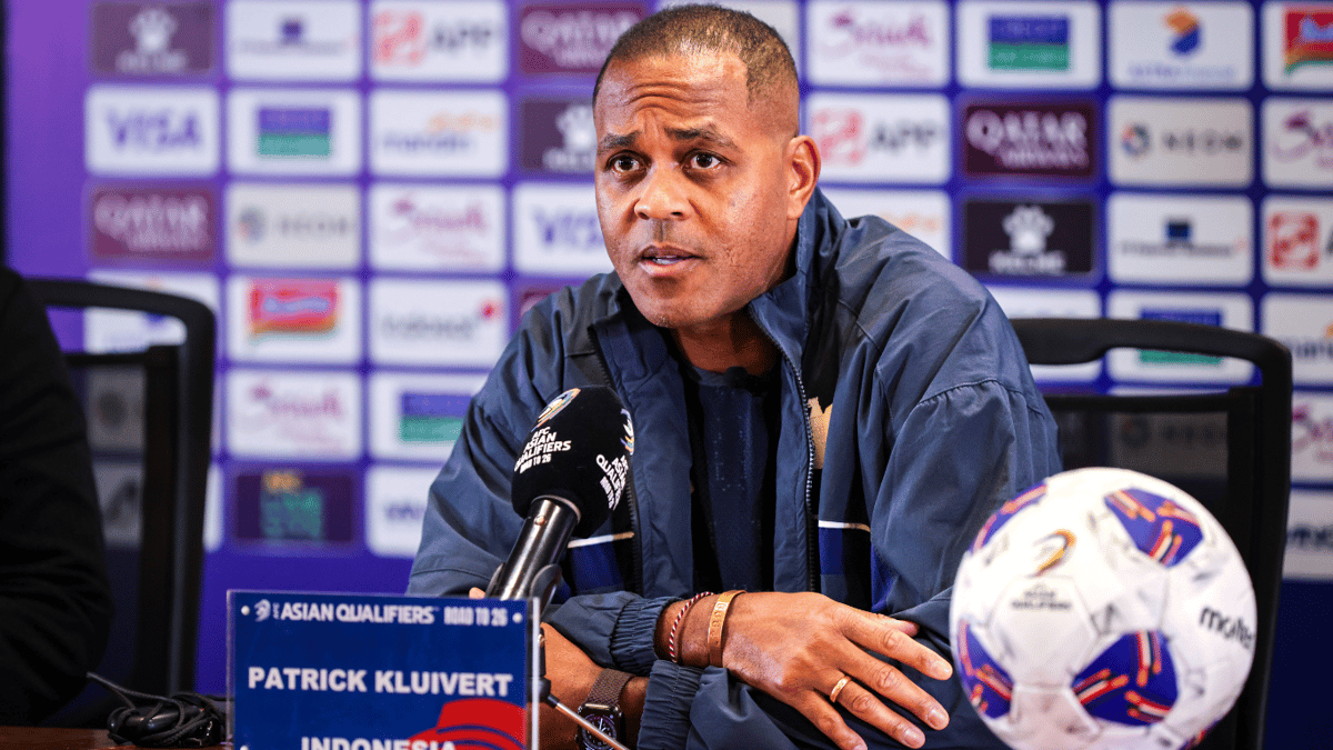 Patrick Kluivert, de bondscoach van Indonesië