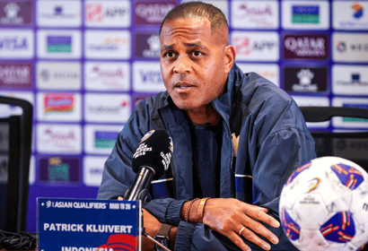 Patrick Kluivert, de bondscoach van Indonesië