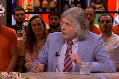 Johan Derksen bij Vandaag Inside Oranje op SBS 6