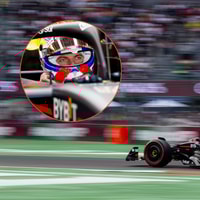Max Verstappen tijdens de GP van Mexico