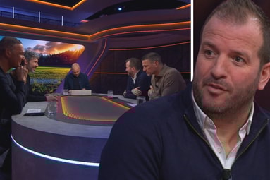 Rafael van der Vaart aan tafel bij Ziggo Sport