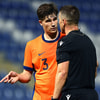 Wouter Goes baalt van het gelijkspel van Jong Oranje tegen Bosnië-Herzegovina