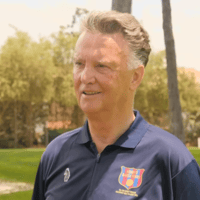 Louis van Gaal in gesprek met Sky Sports