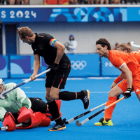 Nederland - Duitsland, hockey, Oranje, Olympische Spelen