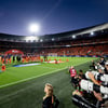 Alle aanwezige media bij de wedstrijd Nederland tegen Polen